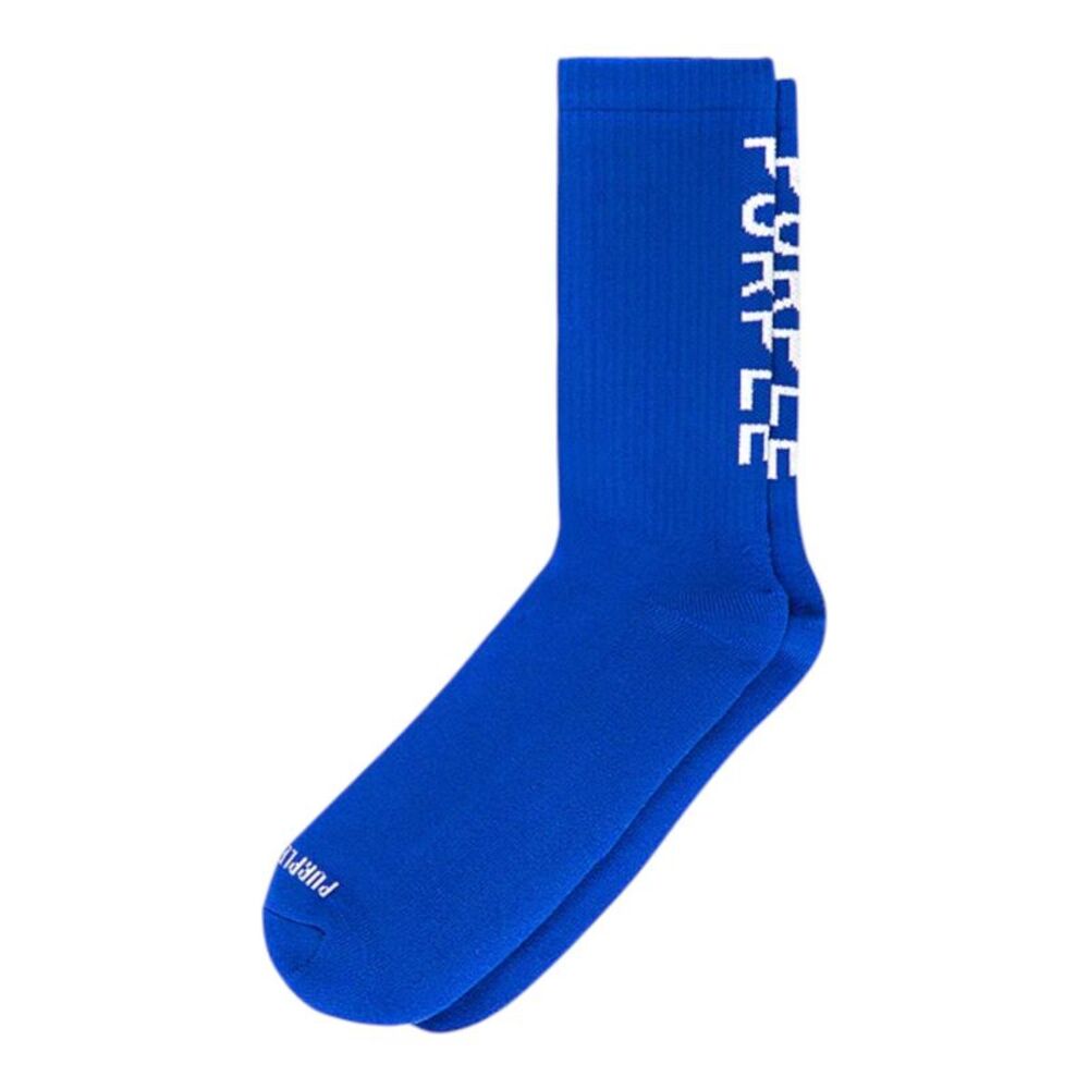 Purple Brand Crew Socks Crew Mens Blue A1001